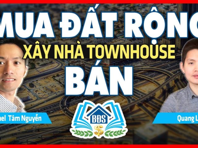 MUA ĐẤT RỘNG XAY 6 CĂN NHÀ PHỐ LIỀN KỀ TOWNHOUSE BÁN  – HVBDS.COM