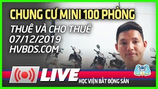 CHUNG CƯ MINI 100 PHÒNG – THUÊ VÀ CHO THUÊ 7/12 HVBDS.COM