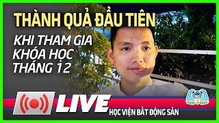 THÀNH QUẢ ĐẦU TIÊN KHI THAM GIA KHÓA HỌC THÁNG 12 – HVBDS