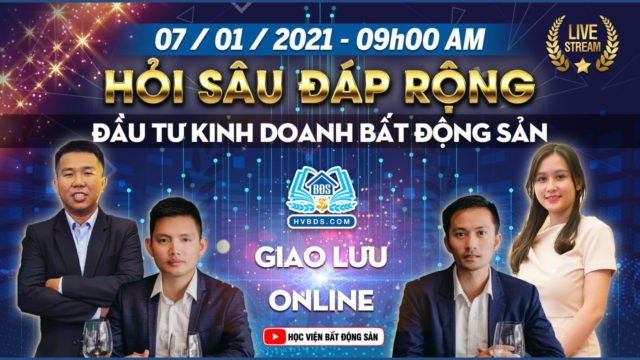 HỎI ĐÁP ĐẦU TƯ KINH DOANH BẤT ĐỘNG SẢN | HVBDS